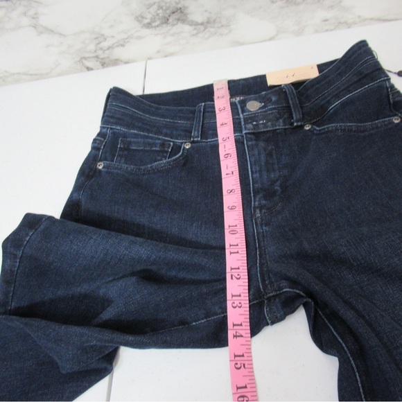 NYDJ High Rise Ava Daring Flare Denim Jeans Size 4 Paneled Waistband - Picture 14 of 17